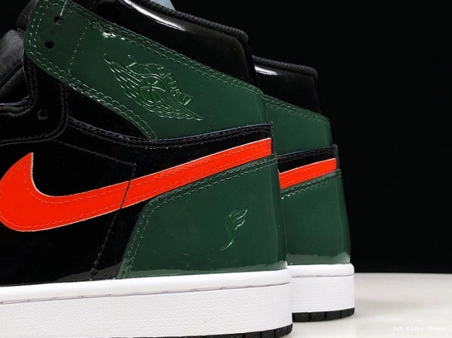 1st Kicks Team SoleFly Jordan High x Black 1 Air OG AV3905-038 Retro Orange-Fir 0713